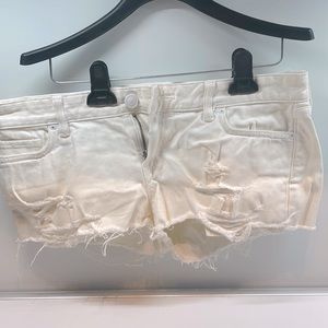 ALLSAINTS White Denim Shorts - EUC